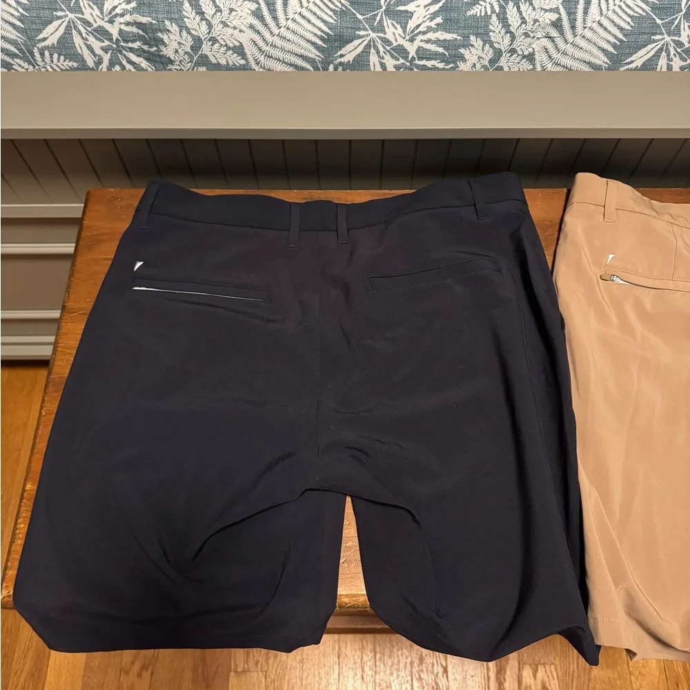 Primo Men's Navy blue  and Tan GOLF Shorts - Picture 5 of 5
